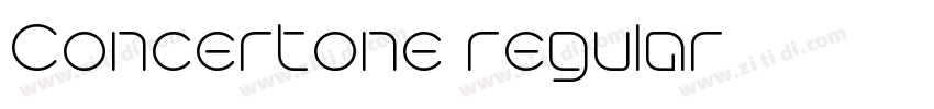 Concertone regular字体转换